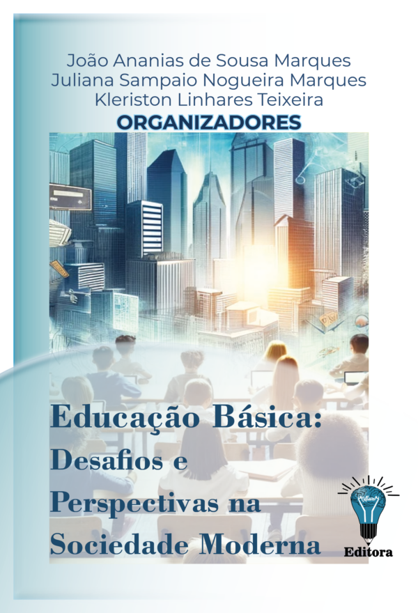 Título da Obra: Educação Básica: Desafios e Perspectivas na Sociedade Moderna ISBN: 978-65-85931-03-8 Autoria: João Ananias de Sousa Marques Juliana Sampaio Nogueira Marques Kleriston Linhares Teixeira (Organizadores) Editora-chefe: Bárbara Aline Ferreira Assunção Editora: EBPCA - Editora Brasileira de Produção Científica Aluz (Selo Editorial) Descrição da Obra: Esta obra, organizada por João Ananias de Sousa Marques, Juliana Sampaio Nogueira Marques e Kleriston Linhares Teixeira, apresenta uma análise contemporânea sobre os desafios e perspectivas enfrentados pela educação básica na sociedade moderna. Com contribuições de especialistas na área, o livro discute temas como a integração de tecnologias no ensino, estratégias para lidar com a diversidade em sala de aula e métodos para melhorar a qualidade da educação em diversos contextos sociais e econômicos. A editora-chefe Bárbara Aline Ferreira Assunção supervisiona esta obra , publicada pela EBPCA, garantindo um conteúdo relevante, essencial para educadores, formuladores de políticas e todos os interessados no futuro da educação.